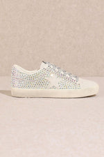 Load image into Gallery viewer, Glam Rhinestone Star Sneakers
