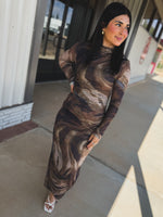 Load image into Gallery viewer, Abstract mesh dress
