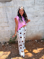 Load image into Gallery viewer, Polka dot gauze pants
