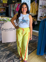Load image into Gallery viewer, Windbreaker barrel pants yellow
