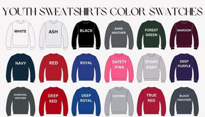 School spirit puff sweaters