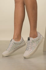 Load image into Gallery viewer, Glam Rhinestone Star Sneakers
