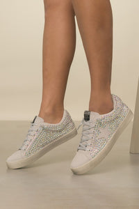 Glam Rhinestone Star Sneakers