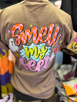 Load image into Gallery viewer, Trick or treat smell my feet (front/back)
