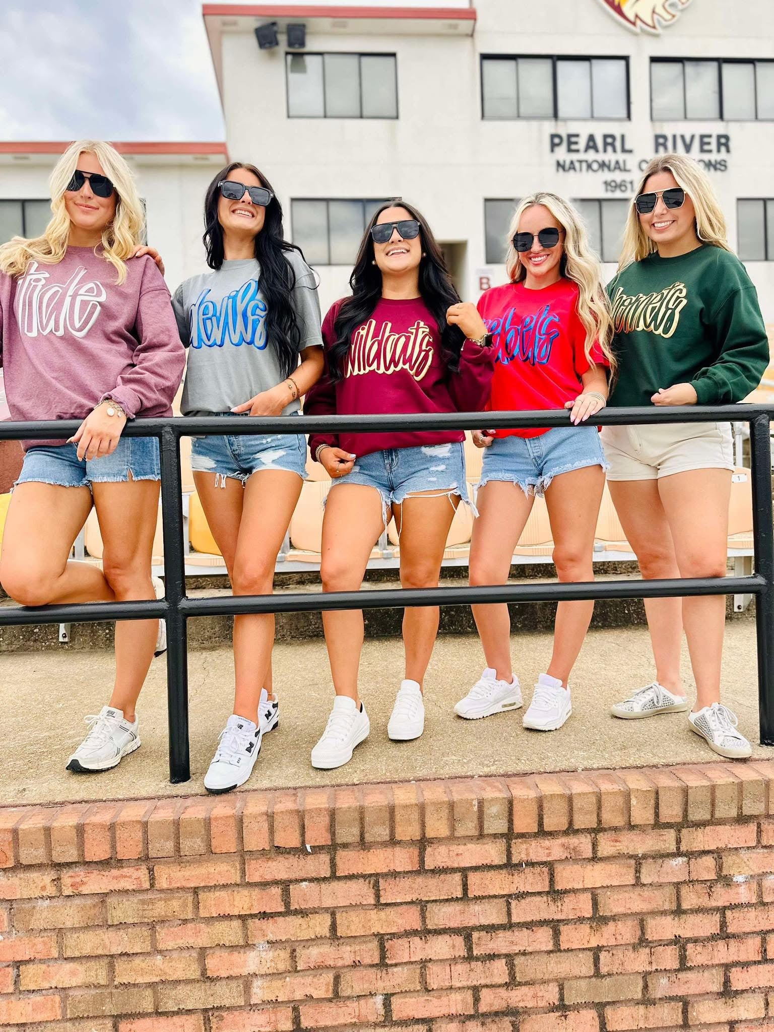 School spirit puff tees