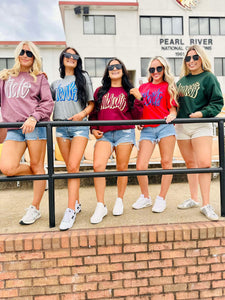 School spirit puff tees