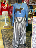 Load image into Gallery viewer, Brown Striped balloon pants
