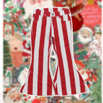 Load image into Gallery viewer, striped denim bells
