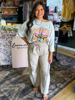 Load image into Gallery viewer, Windbreaker barrel pants stone
