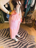 Load image into Gallery viewer, Striped pocket barrel joggers
