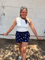 Load image into Gallery viewer, Polka dot sweat shorties
