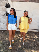 Load image into Gallery viewer, Mustard lounge shorts
