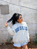 Load image into Gallery viewer, Reversible mock neck JESUS &amp; GOD IS GOOD
