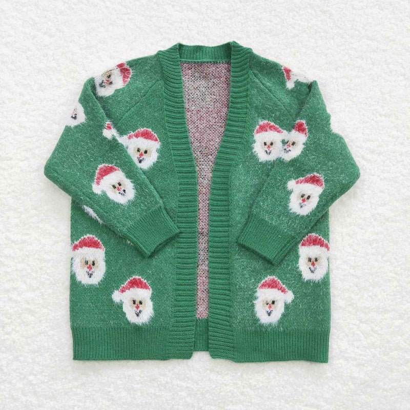 Fuzzy christmas cardi