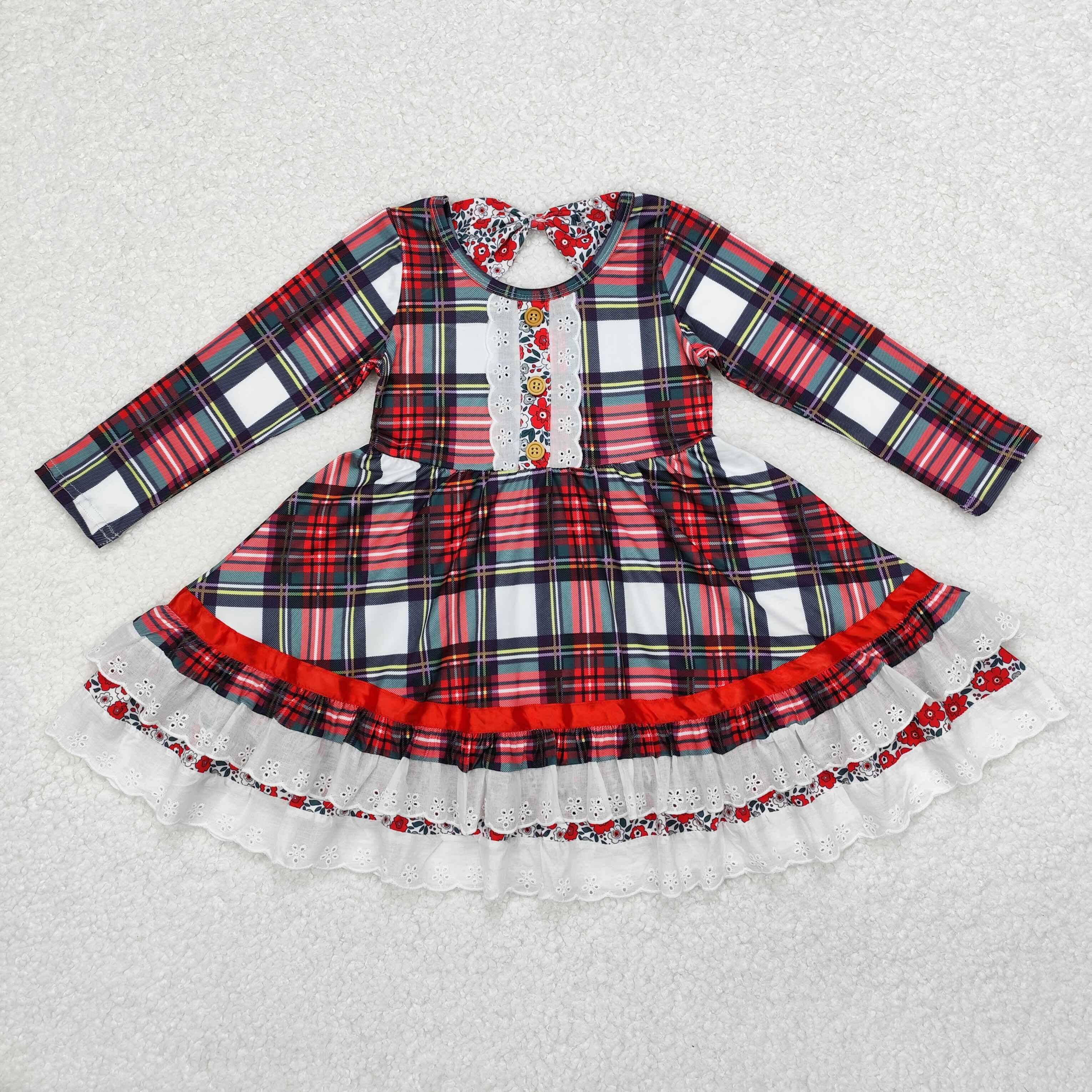 christmas plaid dress