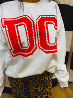 Load image into Gallery viewer, DC Bedazzled sweater
