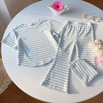 Load image into Gallery viewer, striped babe set
