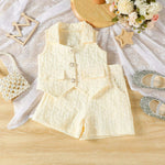 Load image into Gallery viewer, textured blazer set
