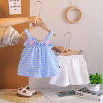 Load image into Gallery viewer, gingham 3d flower set
