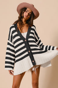 oversized vneck cardigan