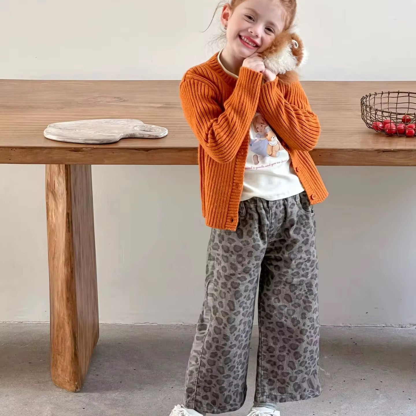 Rachel's leopard pants