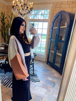 Load image into Gallery viewer, color block cardi
