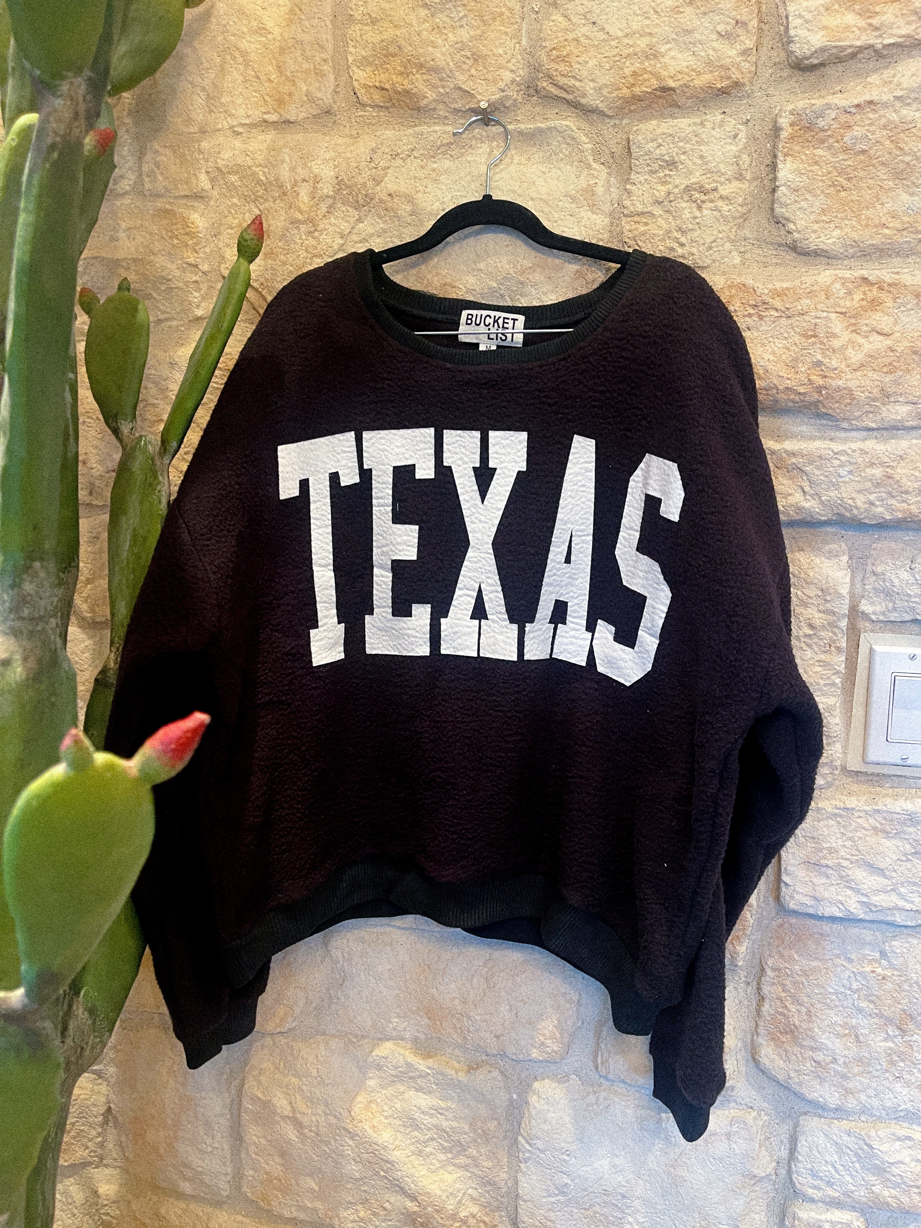 Texas sherpa sweater