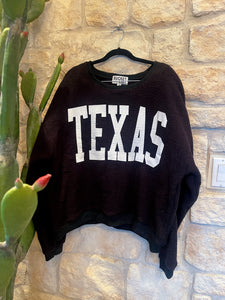 Texas sherpa sweater