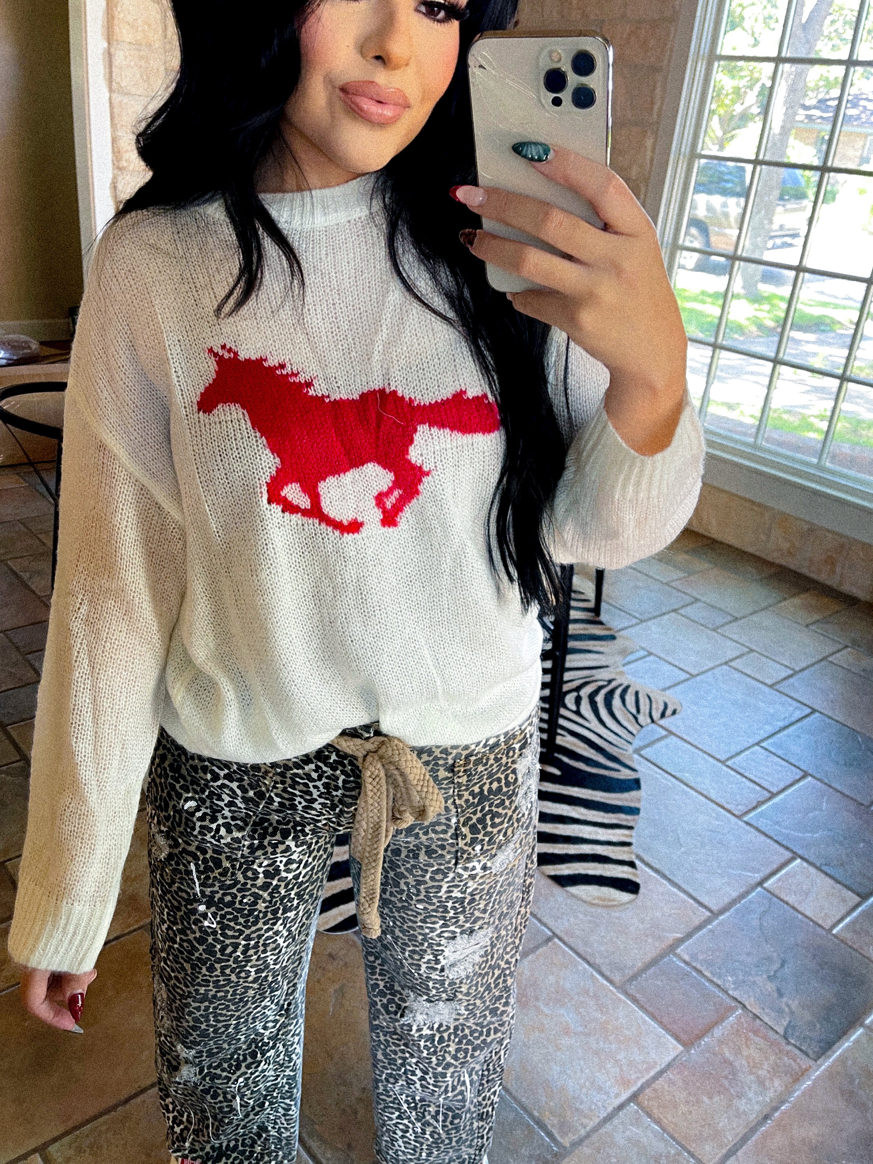 Wild mustang sweater