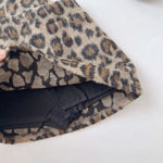 Load image into Gallery viewer, fuzzy leopard skirt
