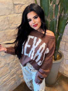 Texas knit sweater