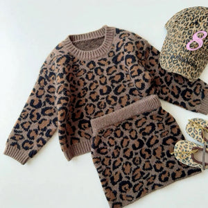leopard cozy set