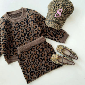 leopard cozy set