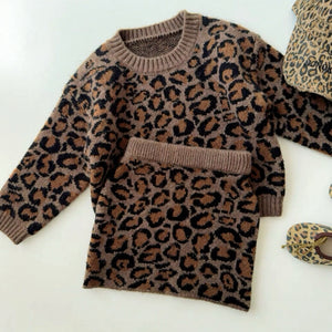 leopard cozy set